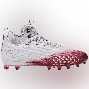 Under Armour Spotlight Clone 3.0 MC 'White Cardinal' football cleats. NWT in box